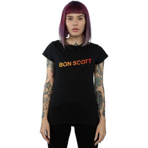 T-shirt Bon Scott Shattered Logo - Bon Scott - Modalova
