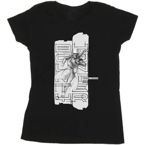 T-shirt The Book Of Boba Fett Fennec Illustration - Disney - Modalova
