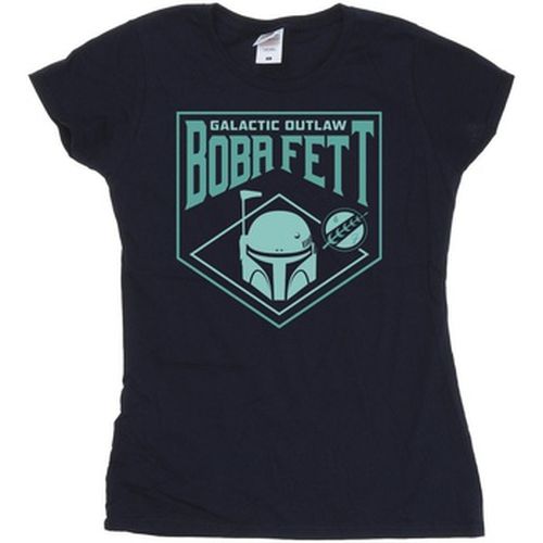 T-shirt The Book Of Boba Fett Galactic Helm Chest - Disney - Modalova
