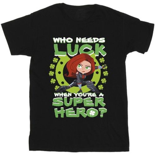 T-shirt St Patrick's Day Black Widow Luck - Marvel - Modalova