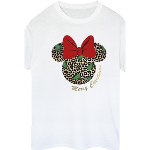 T-shirt Minnie Mouse Leopard Christmas - Disney - Modalova