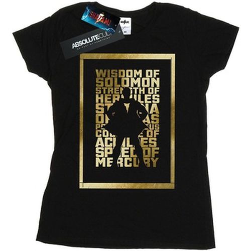 T-shirt Dc Comics Shazam Gold Text - Dc Comics - Modalova