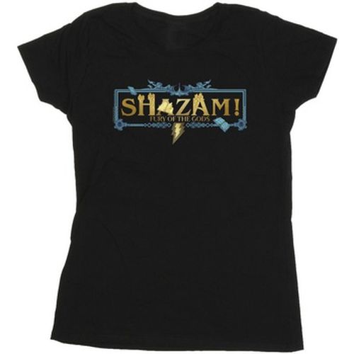 T-shirt Shazam Fury Of The Gods Golden Logo - Dc Comics - Modalova