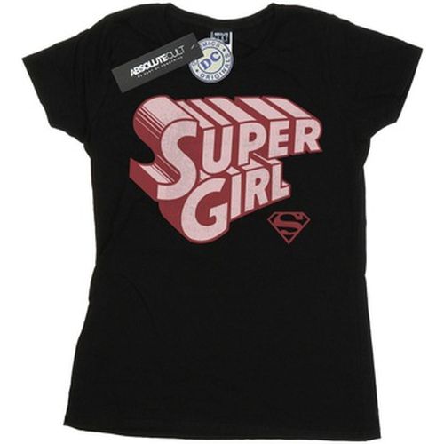 T-shirt Supergirl Retro Logo - Dc Comics - Modalova