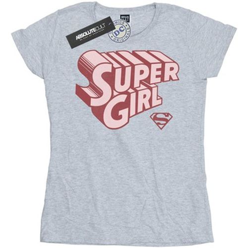 T-shirt Supergirl Retro Logo - Dc Comics - Modalova