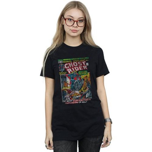 T-shirt Ghost Rider Distressed Spotlight - Marvel - Modalova