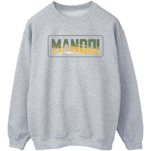 Sweat-shirt The Mandalorian Mando Cutout - Disney - Modalova