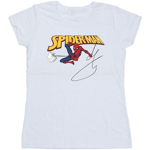 T-shirt Spider-Man With A Book - Marvel - Modalova