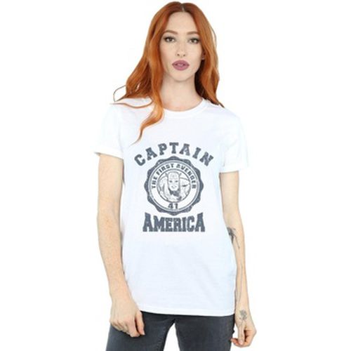 T-shirt Captain America Collegiate - Marvel - Modalova