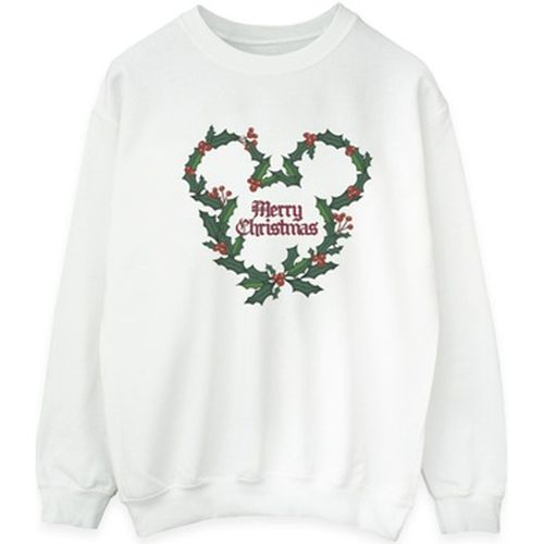 Sweat-shirt Mickey Mouse Merry Christmas Holly - Disney - Modalova