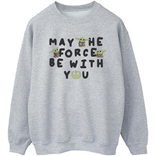 Sweat-shirt The Mandalorian Grogu May The Force Be With You - Disney - Modalova
