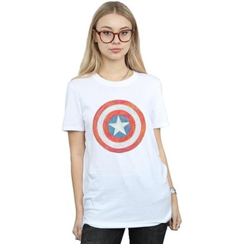 T-shirt Captain America Sketched Shield - Marvel - Modalova
