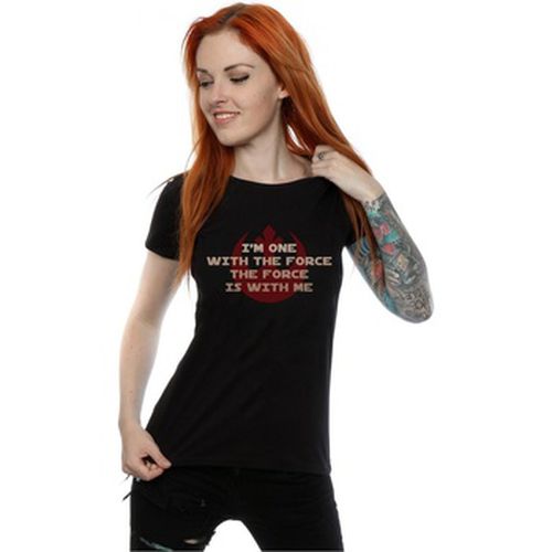 T-shirt Rogue One I'm One With The Force Red - Disney - Modalova