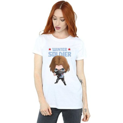 T-shirt Winter Soldier Bucky Toon - Marvel - Modalova