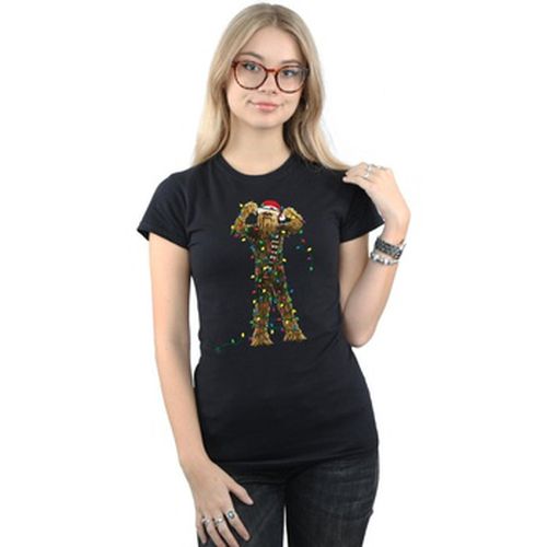 T-shirt Chewbacca Christmas Lights - Disney - Modalova