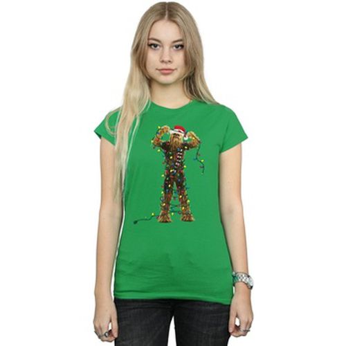 T-shirt Chewbacca Christmas Lights - Disney - Modalova