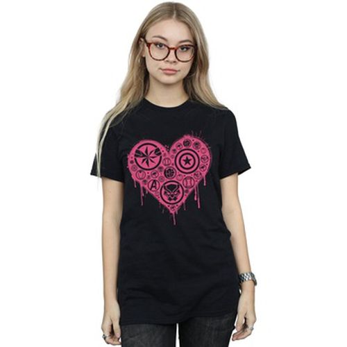 T-shirt Marvel I Heart Avengers - Marvel - Modalova