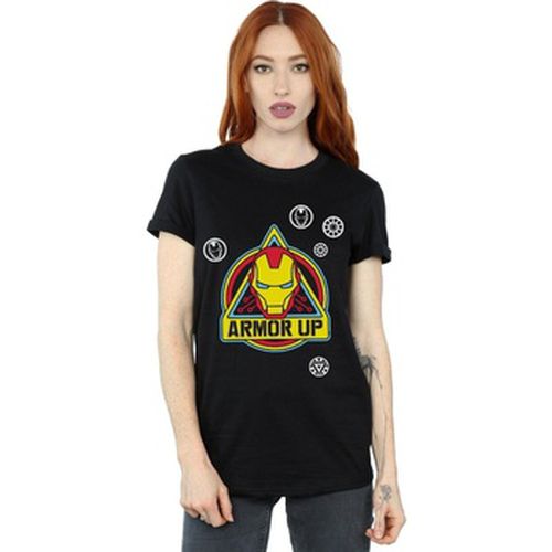 T-shirt Iron Man Armor Up Badge - Marvel - Modalova