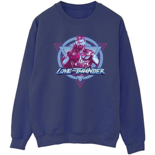 Sweat-shirt Thor Love And Thunder Neon Badge - Marvel - Modalova