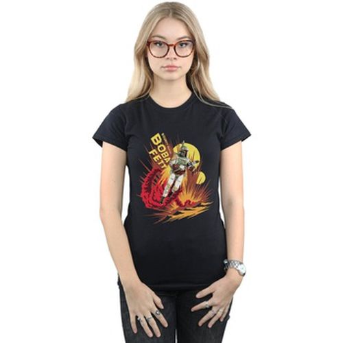 T-shirt Boba Fett Rocket Powered - Disney - Modalova
