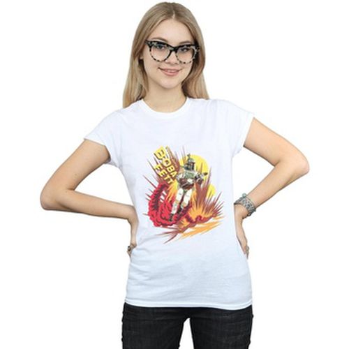 T-shirt Boba Fett Rocket Powered - Disney - Modalova