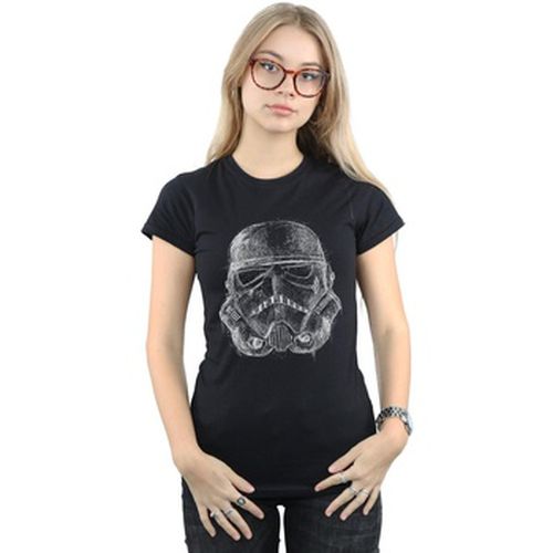T-shirt Stormtrooper Scribble Helmet - Disney - Modalova