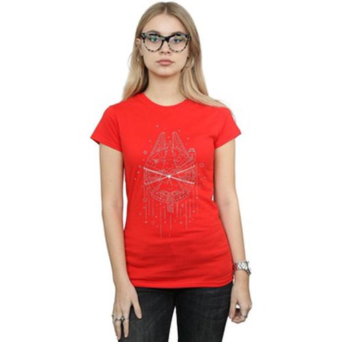 T-shirt Millennium Falcon Christmas Tree Delivery - Disney - Modalova
