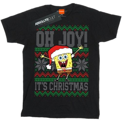 T-shirt Oh Joy! Christmas Fair Isle - Spongebob Squarepants - Modalova