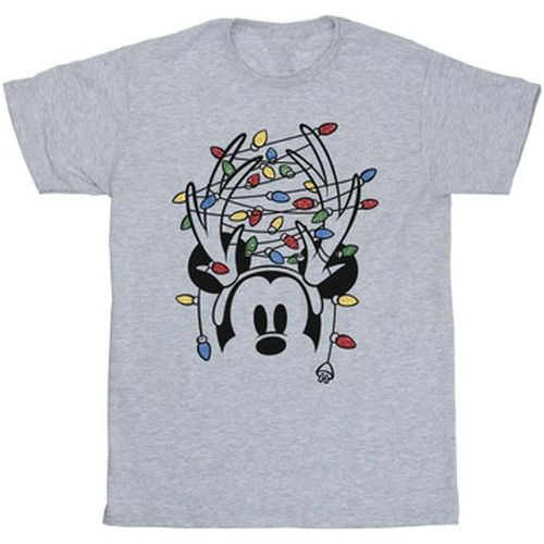 T-shirt Mickey Mouse Christmas Head Lights - Disney - Modalova
