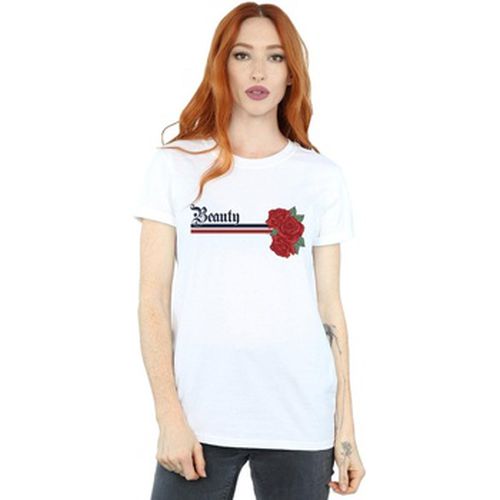 T-shirt Beauty And The Beast Belle Stripes And Roses - Disney - Modalova