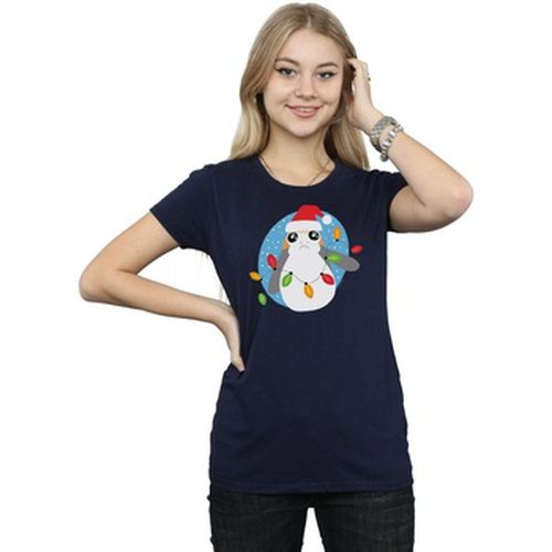 T-shirt The Last Jedi Porg Christmas Lights - Disney - Modalova
