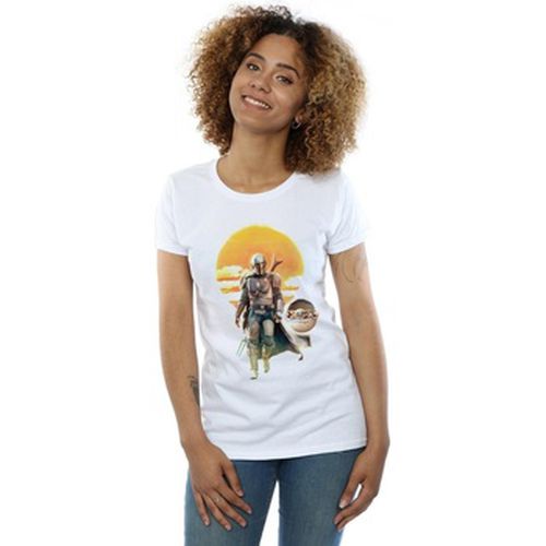 T-shirt The Mandalorian Sunset Poster - Disney - Modalova