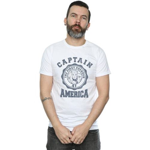T-shirt Captain America Collegiate - Marvel - Modalova
