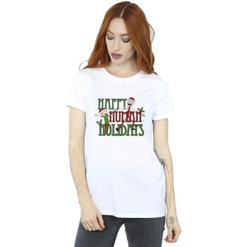 T-shirt Happy Human Holidays - Rick And Morty - Modalova