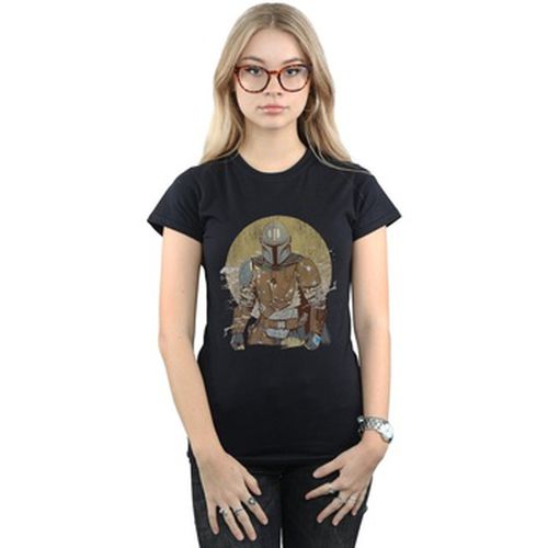 T-shirt The Mandalorian Distressed Warrior - Disney - Modalova