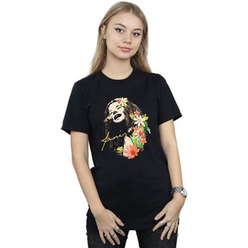 T-shirt Floral Pattern - Janis Joplin - Modalova