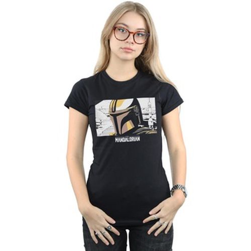 T-shirt The Mandalorian Profile Frame - Disney - Modalova