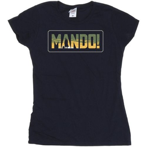 T-shirt The Mandalorian Mando Cutout - Disney - Modalova