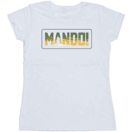 T-shirt The Mandalorian Mando Cutout - Disney - Modalova