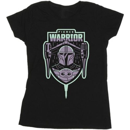 T-shirt The Mandalorian Fierce Warrior Patch - Disney - Modalova