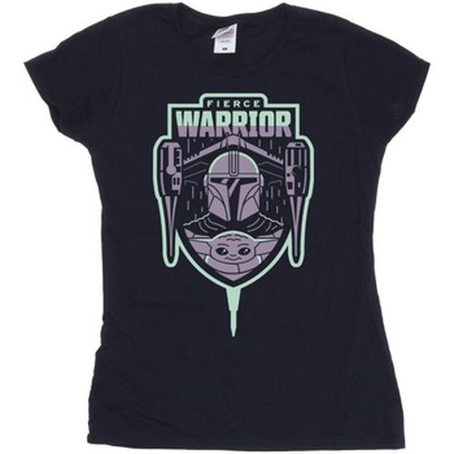 T-shirt The Mandalorian Fierce Warrior Patch - Disney - Modalova