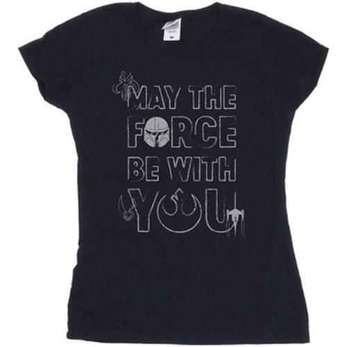 T-shirt The Mandalorian May The Force Mando - Disney - Modalova