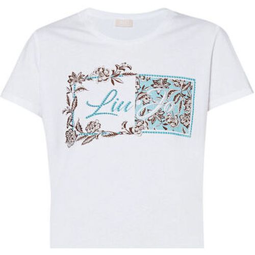 T-shirt T-shirt avec imprimé floral et logo - Liu Jo - Modalova