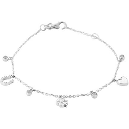 Bracelets Bracelet argent rhodié pampilles et oxydes - Brillaxis - Modalova