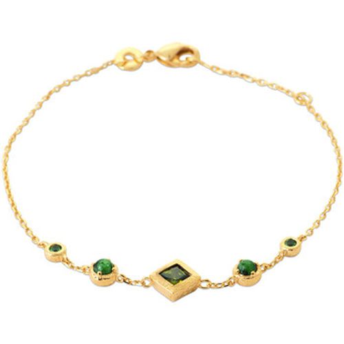 Bracelets Bracelet plaqué or oxydes verts - Brillaxis - Modalova
