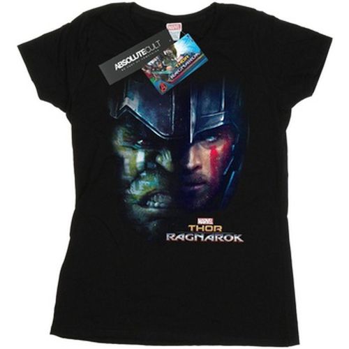 T-shirt Thor Ragnarok Hulk Split Face - Marvel - Modalova