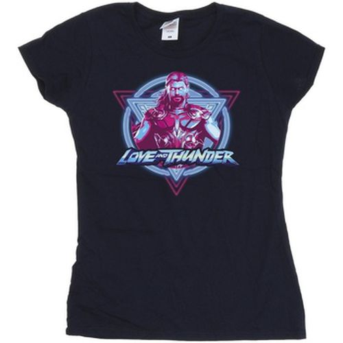 T-shirt Thor Love And Thunder Neon Badge - Marvel - Modalova
