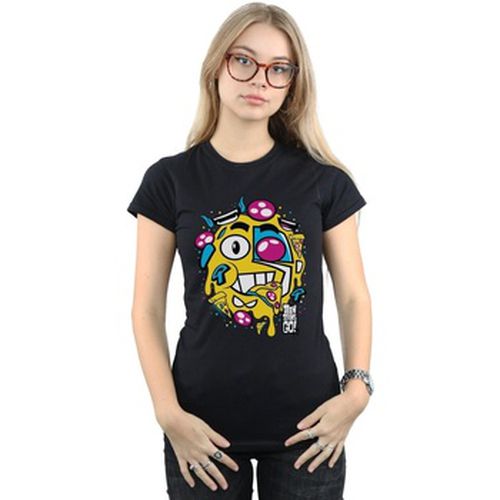 T-shirt Teen Titans Go Pizza Face - Dc Comics - Modalova