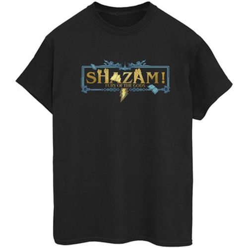 T-shirt Shazam Fury Of The Gods Golden Logo - Dc Comics - Modalova