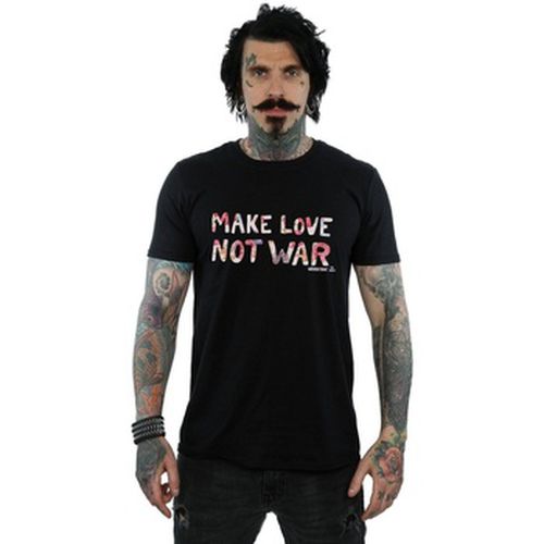 T-shirt Make Love Not War - Woodstock - Modalova